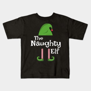 The Naughty Elf Kids T-Shirt